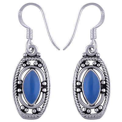 925 Sterling Silver Lapis Earrings - R1501170-78