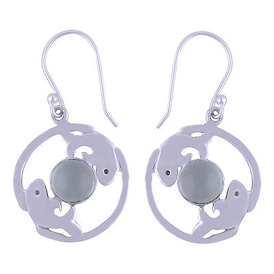 925 Sterling Silver Prehnite Earrings - R1501193-6