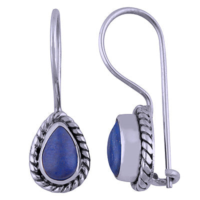 925 Sterling Silver Lapis Earrings - R1501396-21