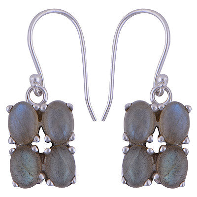 925 Sterling Silver Labradorite Earrings - R1501421-11