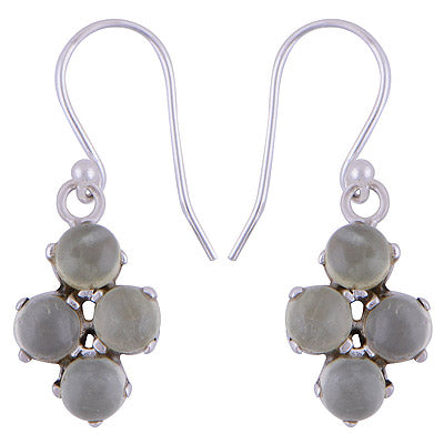925 Sterling Silver Prehnite Earrings - R1501422-16