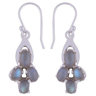 925 Sterling Silver Labradorite Earrings - R1501423-15