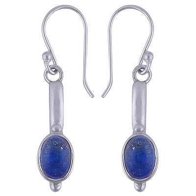 925 Sterling Silver Lapis Earrings - R1501471-15