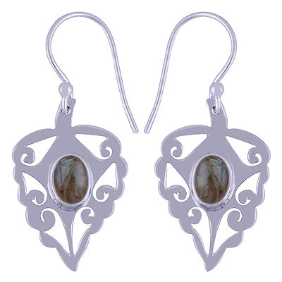 925 Sterling Silver Labradorite Earrings - R1501502-34