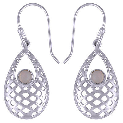925 Sterling Silver Opal Earrings - R1501635-33
