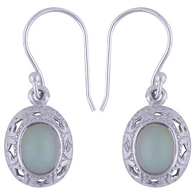 925 Sterling Silver Opal Earrings - R1501636-1