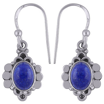 925 Sterling Silver Lapis Earrings - R1501639-30