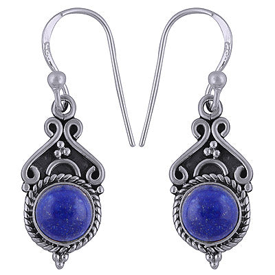 925 Sterling Silver Lapis Earrings - R1501644-30