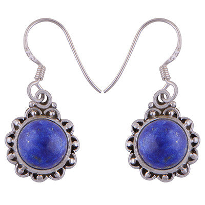 925 Sterling Silver Lapis Earrings - R1501706-6