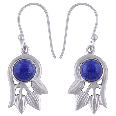 925 Sterling Silver Lapis Earring - R1501756-6