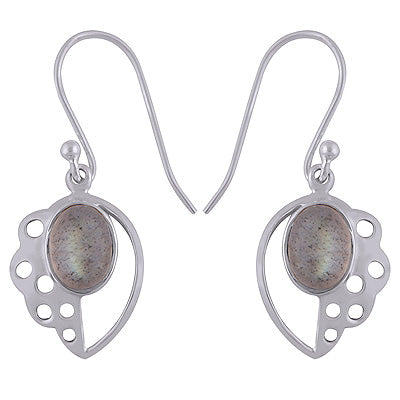 925 Sterling Silver Labradorite Earrings - R1501766-5