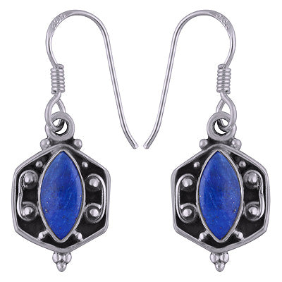 925 Sterling Silver Lapis Earrings - R1501790-5