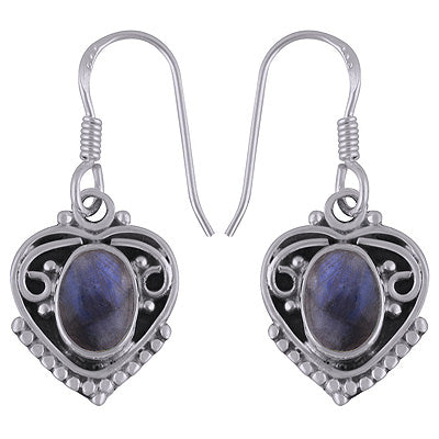 925 Sterling Silver Labradorite Earrings - R1501794-5