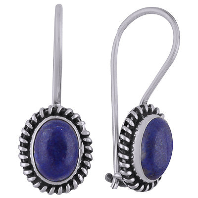 925 Sterling Silver Lapis Earrings - R1501814-6