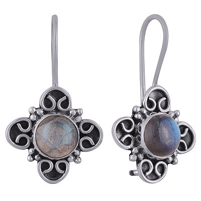 925 Sterling Silver Labradorite Earrings - R1501818-5