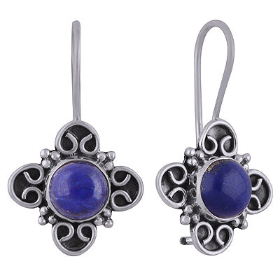 925 Sterling Silver Lapis Earrings - R1501818-6