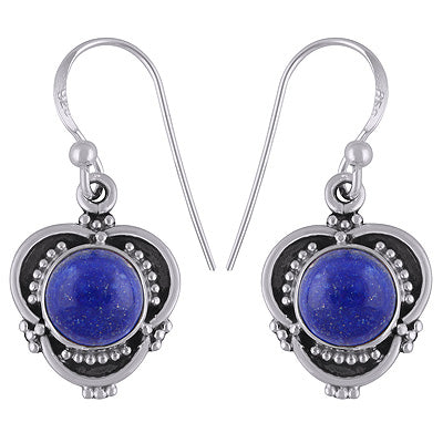 Lapis 925 Sterling Silver Earrings - R1501855-6