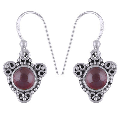 Garnet 925 Sterling Silver Earrings - R1501856-2