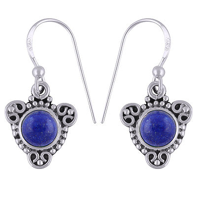 Lapis 925 Sterling Silver Earrings - R1501856-6