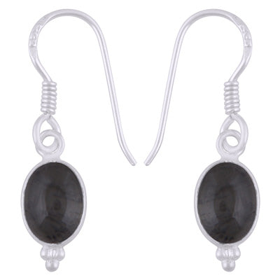 Gorgeous With Rawa Bezel Tourmaline Oval Shape 925 Sterling Solid Silver Dangle Earrings - R1501986-5