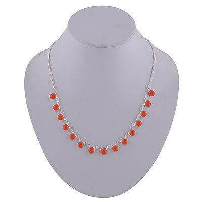Carnelian 925 Sterling Silver Necklace - R1900123-75