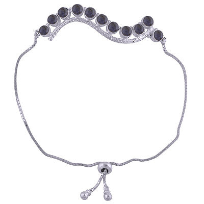 925 STERLING SILVER LABRADORITE BRACELET - R2400503-9