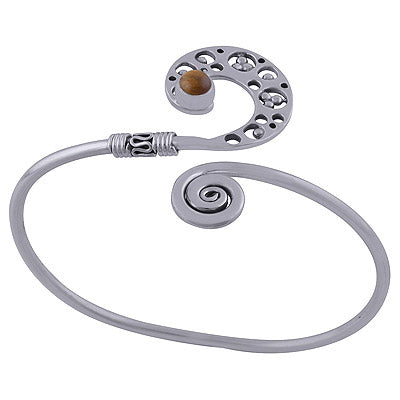 925 Sterling Silver Tiger's Eye Bangle - R2800138-7