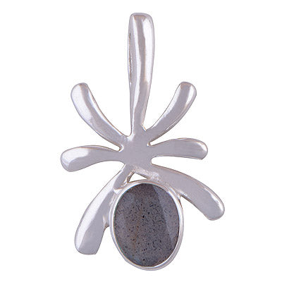 Labradorite 925 Sterling Silver Pendant - R300367-17