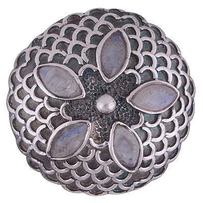 Rainbow Moonstone 925 Sterling Silver Pendant - R300428-97