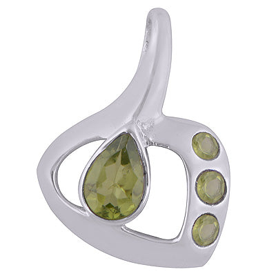 Peridot 925 Sterling Silver Pendant - R300611-20