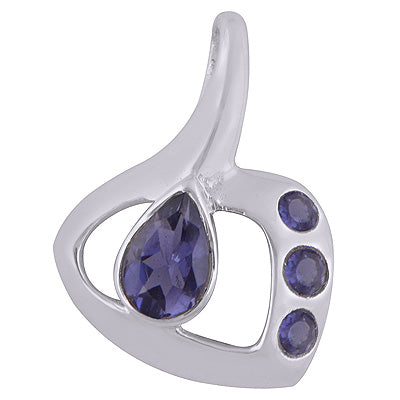 Iolite 925 Sterling Silver Pendant - R300611-22