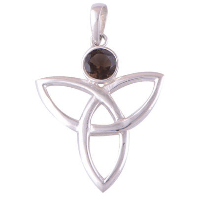 Smoky Topaz 925 Sterling Silver Pendant - R300671-43