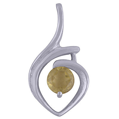 Lemon Topaz 925 Sterling Silver Pendant - R300672-67