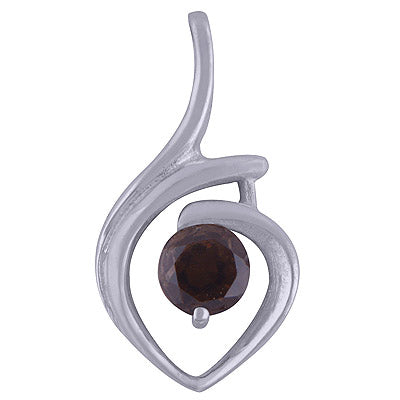 Smoky Topaz 925 Sterling Silver Pendant - R300672-79