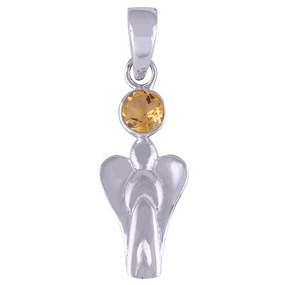 Citrine 925 Sterling Silver Pendant - R300674-73