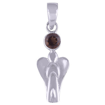 Smoky Topaz 925 Sterling Silver Pendant - R300674-96