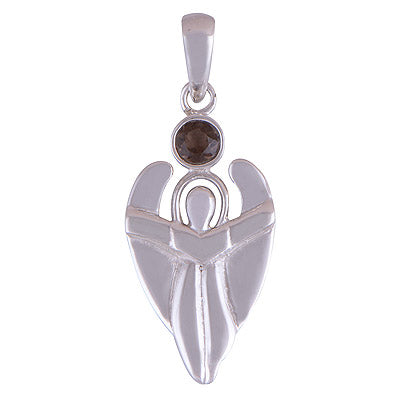 Smoky Topaz 925 Sterling Silver Pendant - R300678-88