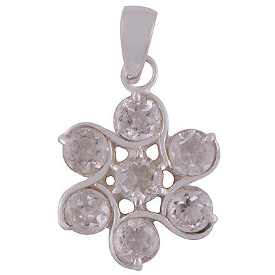 Crystal 925 Sterling Silver Pendant - R300682-78