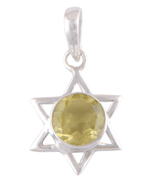 Lemon Topaz 925 Sterling Silver Pendant - R300845-8