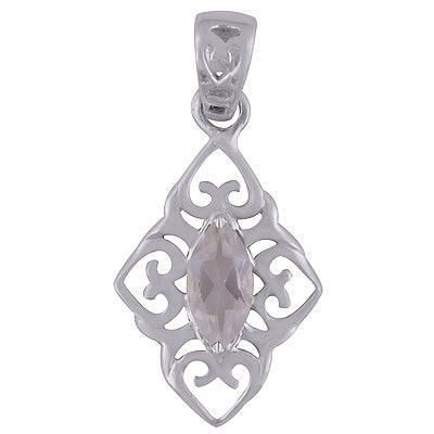 Crystal 925 Sterling Silver Pendant - R300863-19