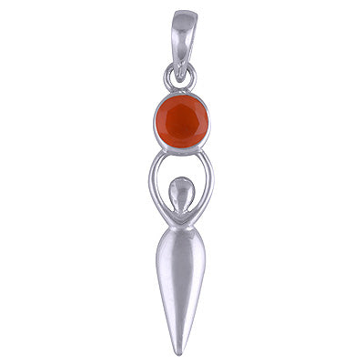 Carnelian 925 Sterling Silver Pendant - R300947-46