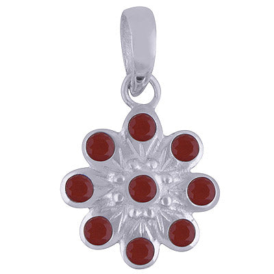 Carnelian 925 Sterling Silver Pendant - R301002-16