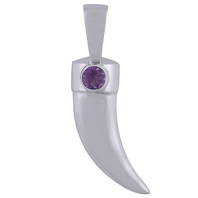 Amethyst 925 Sterling Silver Pendant - R301015-1