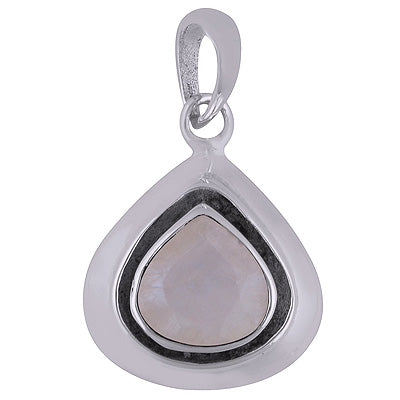 Rainbow Moonstone 925 Sterling Silver Pendant - R301051-5