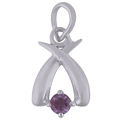 Amethyst 925 Sterling Silver Pendant - R301052-1