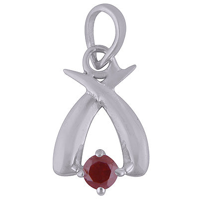 Garnet 925 Sterling Silver Pendant - R301052-2