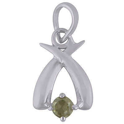 Peridot 925 Sterling Silver Pendant - R301052-3