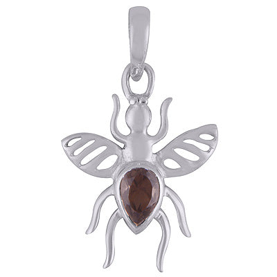 Smoky Topaz 925 Sterling Silver Pendant - R301067-5