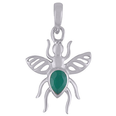 Green Onyx 925 Sterling Silver Pendant - R301067-8