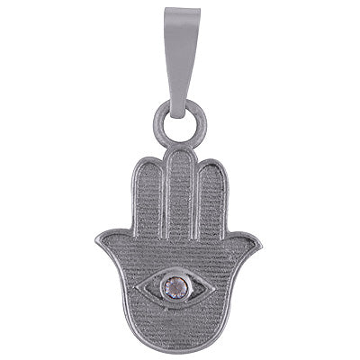 White Cubic Zirconia 925 Sterling Silver Pendant - R301068-1